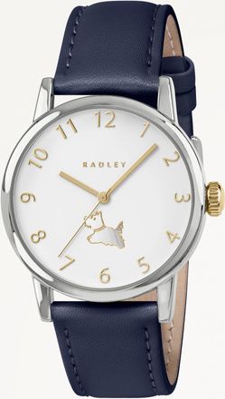 Radley London Noble Alley 34Mm Leather Strap Watch Naval - RY21992A