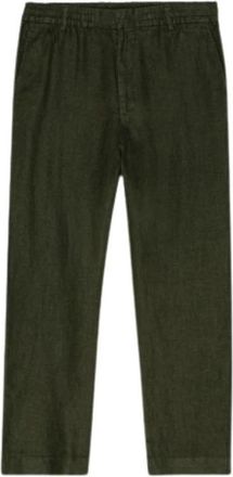 Nn.07 Heren Linnen Billie Broek - Heren - Straight fit broeken - Groen - W34 - Linnen - Broeken