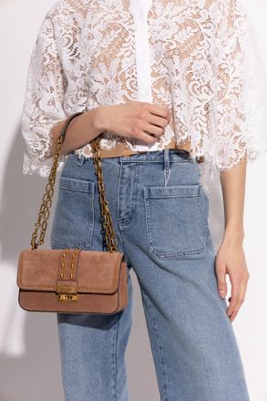 Michael Michael Kors Shoulder Bag Tribeca, Womens, Brown