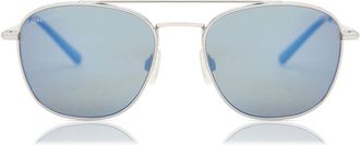 Serengeti Eyewear Carroll Polarized SS542002 Mens Sunglasses Silver Size 53
