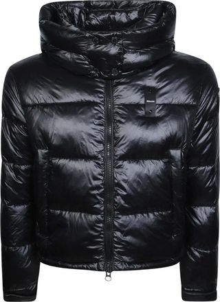 Blauer Gloria Short Padded Jacket - Dames - Jassen - Zwart - Maat: M Leer