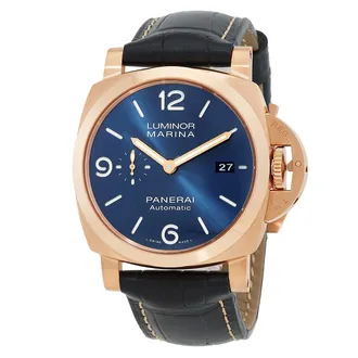 Officine Panerai Pre-owned Panerai Luminor Blue Dial Mens Watch PAM01112