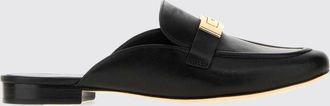 Tory Burch Mules in pelle liscia con logo Double T e tacco basso
