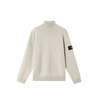 Stone Island Maglia Turtleneck - Heren - Coltruien - Grijs - S - Truien & Vesten