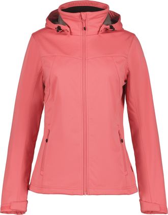 Icepeak Softshelljacke ICEPEAK BOISE, Damen, Gr. 36, mandarine, Obermaterial: 100% Polyester, Jacken Softshelljacke