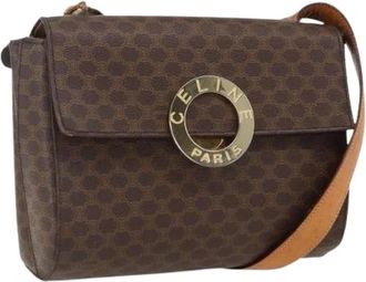 Celine Pre-owned Cross Body Bags, female, Brown, Size: ONE SIZE Pre-owned Vintage Cross Body Bag