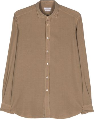 Boglioli long-sleeves shirt - men - Lyocell - 39 - Neutrals