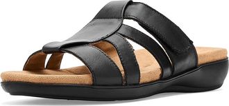 Trotters Ramona Sandals Womens Sandals Black : 10.5 N (AA), Leather