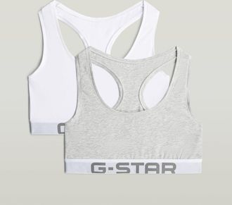 G-Star Racerback Bralette Set van 2 - Meerkleurig - Dames