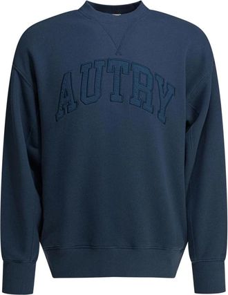 Autry Crewneck Sweatshirt - Heren - Sweatshirts - Blauw - L - Katoen - Hoodies & sweatvesten