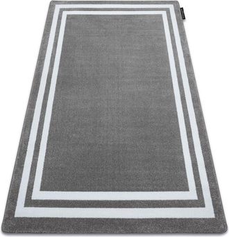RugsX Alfombra Hampton Cuadro Gris Grey 120x170 Cm