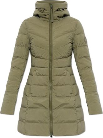 Canada Goose Clair Down Jacket - Dames - Gewatteerde jassen - Groen - M - Leer - Jassen
