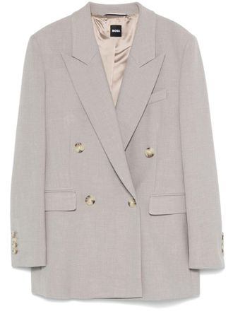 BOSS Blazer doppiopetto - Grigio