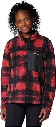 Columbia West Bendtm 1/4 Zip II Womens Clothing Daredevil Omblur Tonal : MD, Polyester