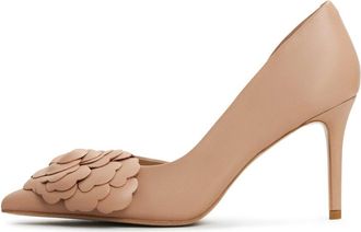 Cesare Gaspari Elegante Stiletto Hoge Hak Sandalen - Dames - Pumps - Beige - 39 EU - Leer - Schoenen
