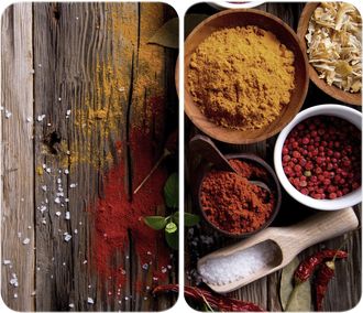 WENKO Herd-Abdeckplatte »Universal Modell Gewürze« Herdabdeckung für alle Herdarten, kratzfest, mit rutschfesten Füssen