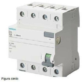SIEMENS Interruptor Diferencial 4 Polos 25a 30ma Ac Tipo 5sv4342-0