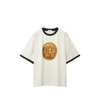 Versace Printed Cotton-jersey Regular T-shirt