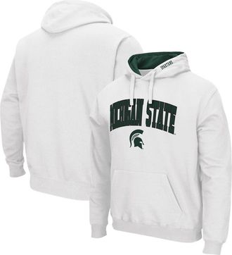 Colosseum Mens Colosseum White Michigan State Spartans Arch & Logo 3.0 Pullover Hoodie at Nordstrom, Size Xxx-Large