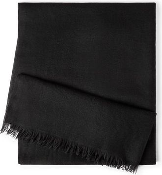 Brunello Cucinelli Cashmere and silk scarf in Black at Nordstrom