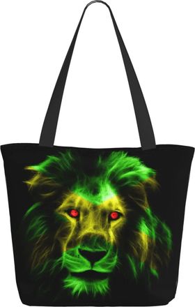 AOOEDM Jamaica Flag And Lion Ladies Shopping Bag 13x11x7in.The Perfect ValentineS Day Gift.It Is The Best ValentineS Day Gift For Mom, Daughter, Wife,Etc