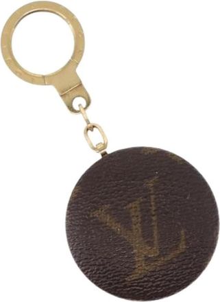 Louis Vuitton Pre-owned Canvas Sleutelhanger - Dames - Vintage Accessoires - Bruin - ONE Size - Vintage
