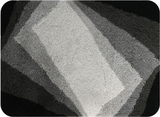 Spirella Spirella - Alfombra De Ba&ntilde;o Kali Gris 60x90 Cm - Gris