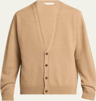 The Row Mens Sheldon Wool-Silk Cardigan