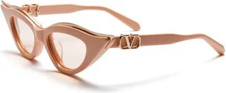 Valentino V-GOLDCUT-II VLS-114C Beige/White Gold/Nude AR