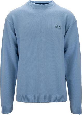 Sun 68 Turtleneck Trui - Heren - Coltruien - Blauw - XL - Wol - Truien & Vesten