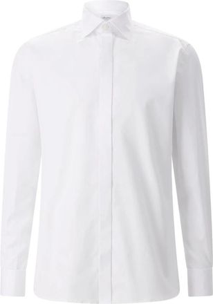 Stenstr&ouml;ms Formele Overhemden - Heren - Zakelijke Overhemden - Wit - 2XL - Katoen - Overhemden
