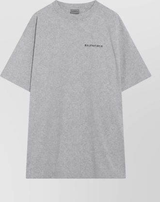 Balenciaga cotton oversized logo-print t-shirt