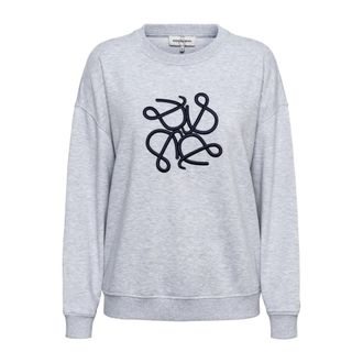 &Co Woman Dames, Sweatshirts & Hoodies, Grijs, Maat: M Katoen