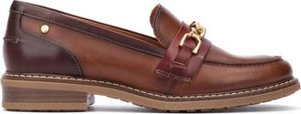 Pikolinos Stijlvolle damesloafer - Bruin - Dames - Loafers - Bruin - 40 EU - Leer - Schoenen