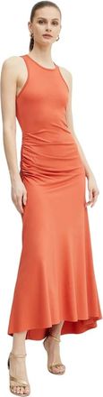 Victoria Beckham Dames, Jurken, Oranje, Maat: XS Poliester