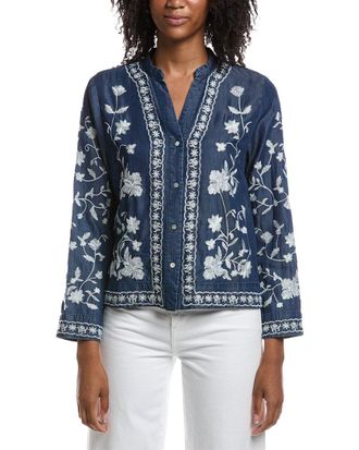 Nanette Lepore Embroidered Blouse