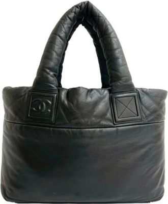Chanel Pre-owned Tote Bags, female, Black, Size: ONE SIZE Pre-owned Vintage Tote Bag