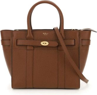 Mulberry Zipped Bayswater Small Handbag - Dames - Shoppers - Bruin - ONE Size - Leer - Tassen