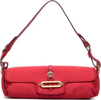 Jimmy Choo London Borsa a spalla con placca logo - Rosso