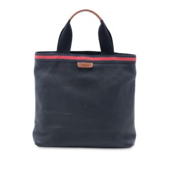 Gucci Pre-owned Gucci Leather Web Tote Ladies 281899 002058