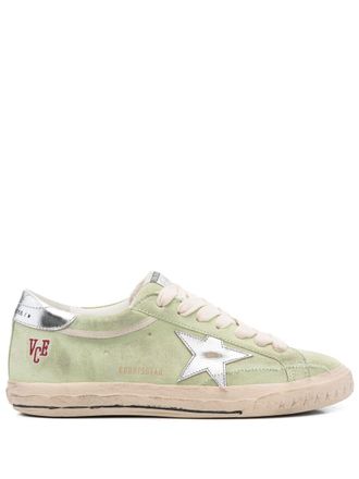 Golden Goose Super-Star sneakers - men - Polyurethane/Fabric/Calf Suede/Calf Leather/Rubber - 47 - Green