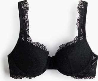 H&M Push-up-BH aus Spitze - Schwarz
