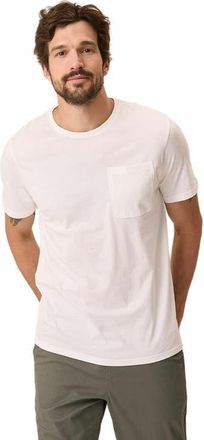 Pact Organic Cotton Softspun Pocket Crew Tee in White at Nordstrom, Size Xx-Large
