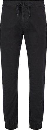 HUGO BOSS Hugo Mens Davidon224d Solid Patterned Slim Joggers in Black - Size 30W/34L