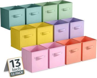 Sorbus 13In 12 Pack Storage Bins