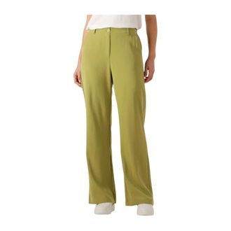 Ydence Ydence - Dames Broeken Pants Solange (tall) - Dames - Broeken - Groen - Maat: XS