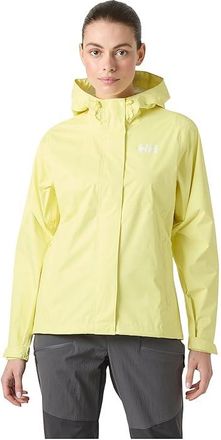 Helly Hansen Rain Jacket Womens Coat Yellow Pear : XL, Polyamide