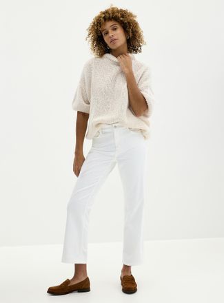 Yoga Jeans by Second Womens Chloe white jean Fit: Straight leg, mid rise