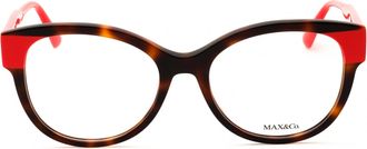 Max & Co. MO5045 Eyeglasses - Tortoiseshell Brown