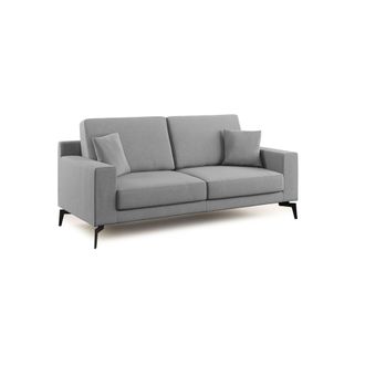 Divani.Store Prestige Sof&aacute; Moderno En Microfibra Desmontable 206 Cm Gris